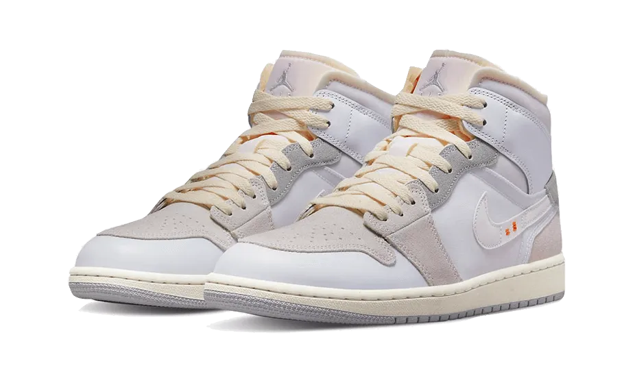 Air Jordan Air Jordan 1 Mid SE Craft Inside Out White Grey - DM9652-100 / DQ3726-100
