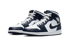 Air Jordan Air Jordan 1 Mid White Metallic Gold Obsidian - 554724-174 / 554725-174