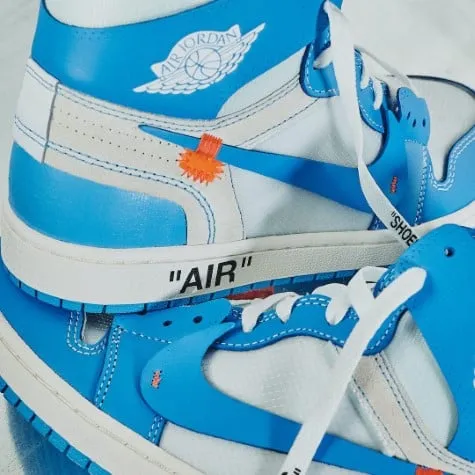 Air Jordan Air Jordan 1 Retro High Off-White University Blue - AQ0818-148