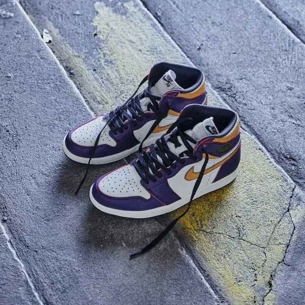 Air Jordan Air Jordan 1 Retro High OG Defiant Nike SB Lakers - CD6578-507