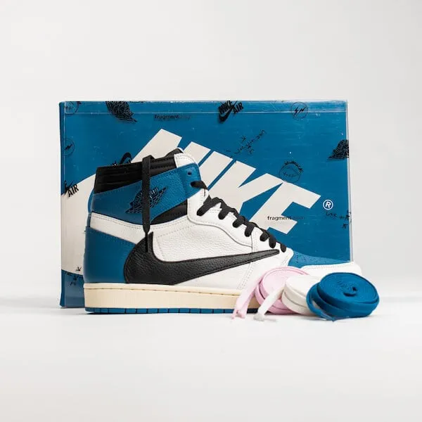 Air Jordan Air Jordan 1 Retro High OG SP Travis Scott Fragment Military Blue - DH3227-105
