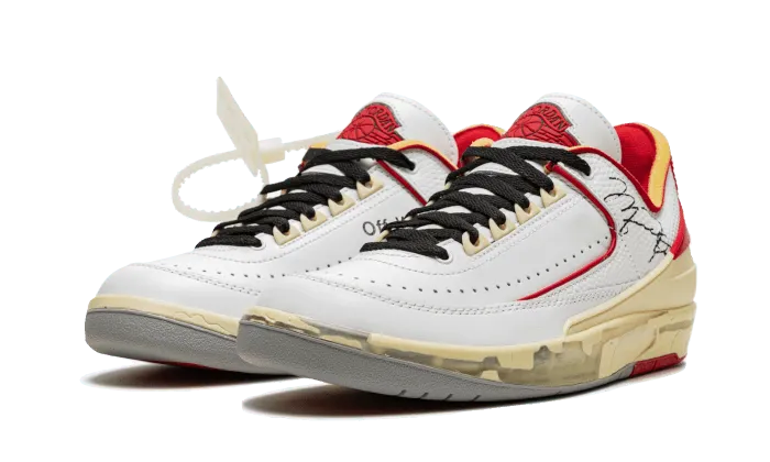 Air Jordan Air Jordan 2 Retro Low SP Off-White White Red - DJ4375-106