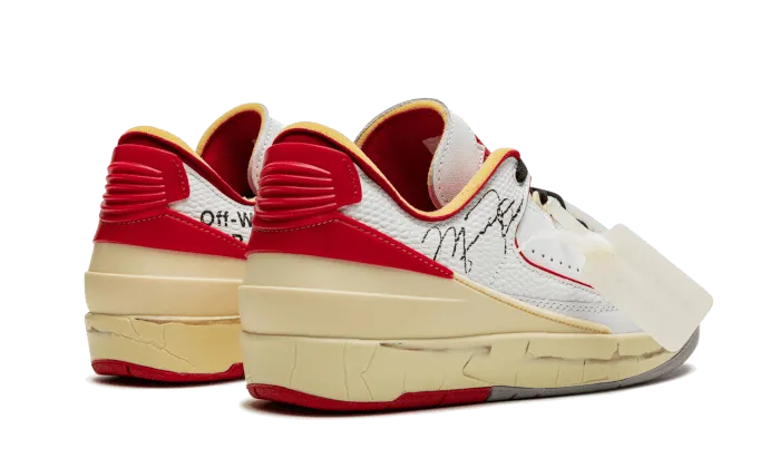 Air Jordan Air Jordan 2 Retro Low SP Off-White White Red - DJ4375-106