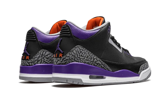 Air Jordan Air Jordan 3 Retro Black Court Purple - CT8532-050