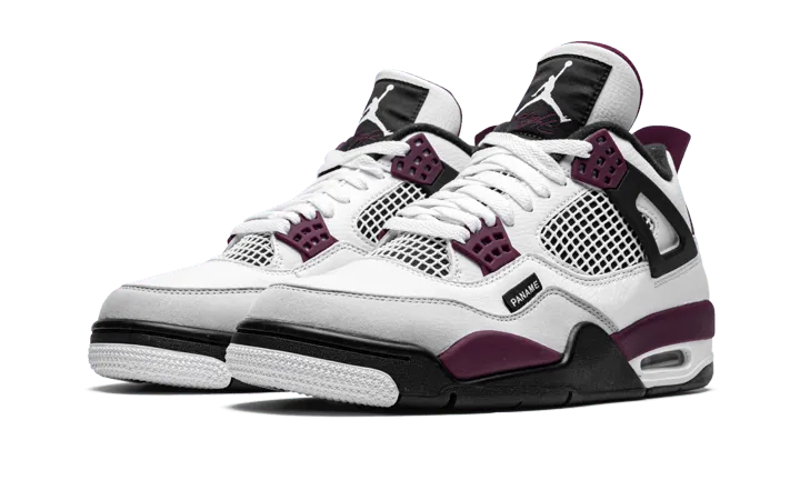 Air Jordan Air Jordan 4 PSG Neutral Grey Bordeaux - CZ5624-100 / CZ6509-100