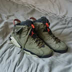 Air Jordan Air Jordan 6 Travis Scott Medium Olive - CN1084-200 / CN1085-200