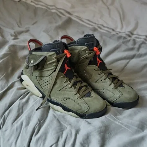 Air Jordan Air Jordan 6 Travis Scott Medium Olive - CN1084-200 / CN1085-200