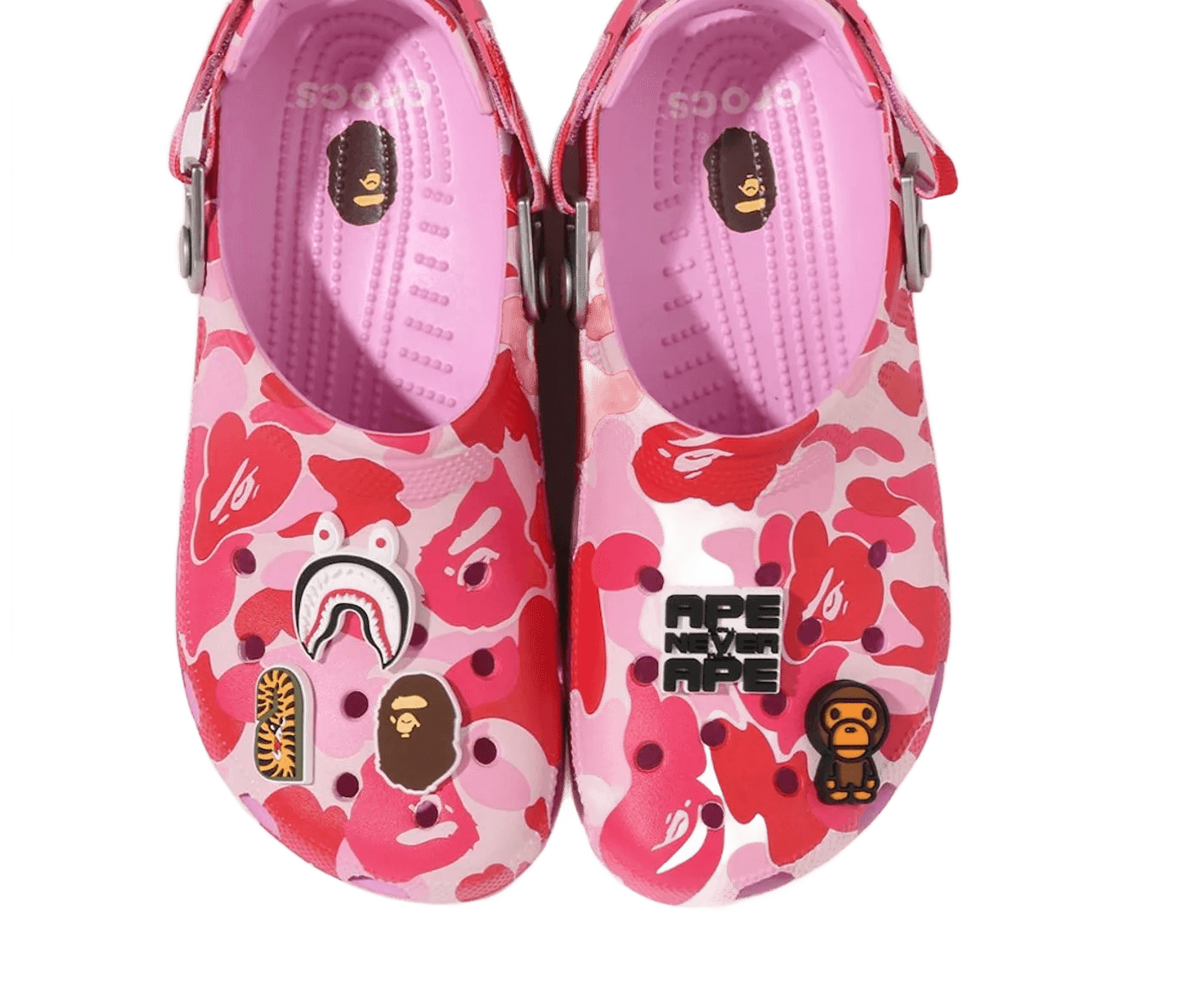 Classic Clog A Bathing Ape ABC Camo Pink - 209627-6I2
