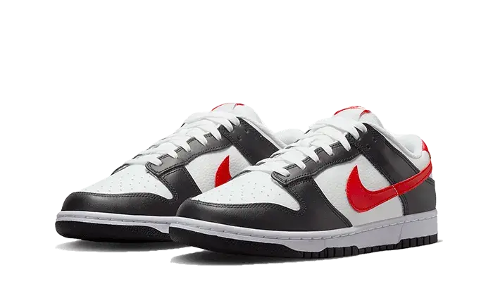 Nike Dunk Low Black White Red - FB3354-001