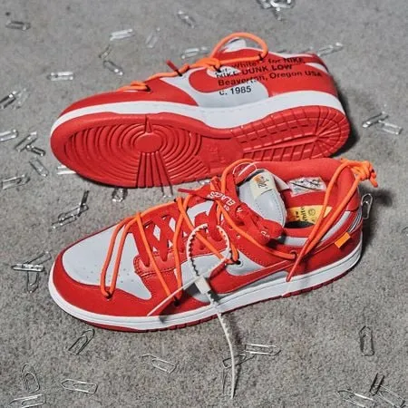 Nike Dunk Low Off-White University Red - CT0856-600