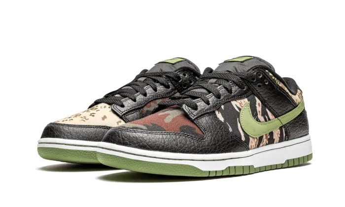 Nike Dunk Low SE Black Multi-Camo (Crazy Camo) - DH0957-001 / DB1909-001