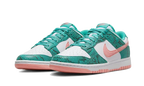 Nike Dunk Low Snakeskin Washed Teal Bleached Coral - DR8577-300