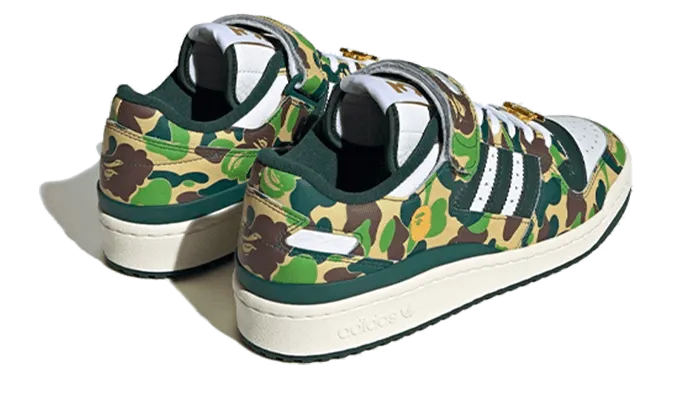 Adidas Forum 84 Low Bape 30th Anniversary Green Camo - ID4771