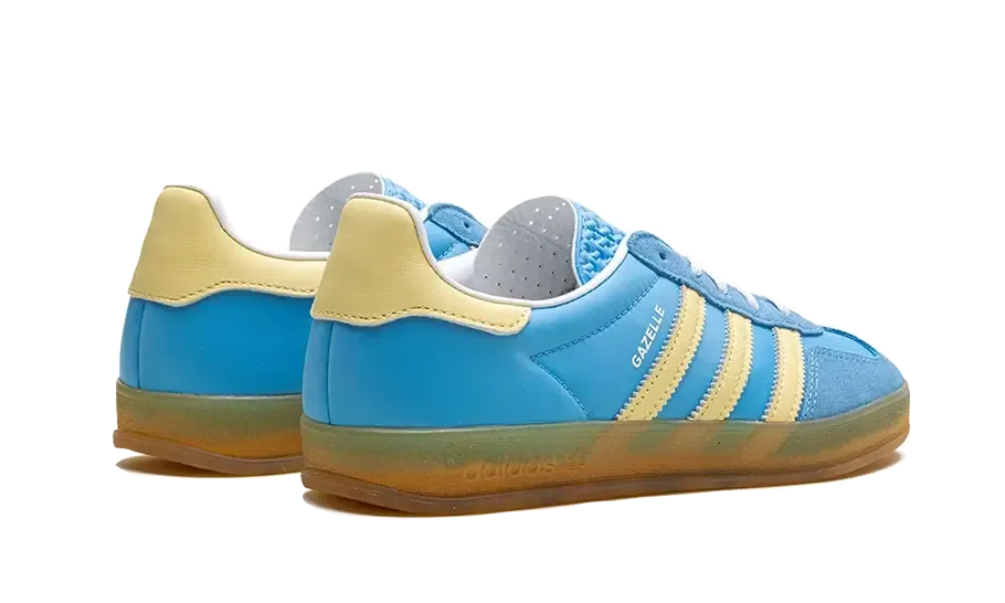 Adidas Gazelle Indoor Semi Blue Burst Almost Yellow
