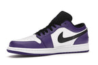 Air Jordan 1 Low Court Purple White - 553558-500