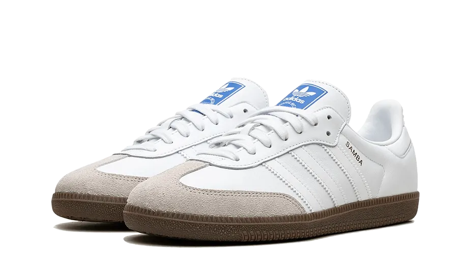 Adidas Samba Cloud White Blue Gum - IE3439