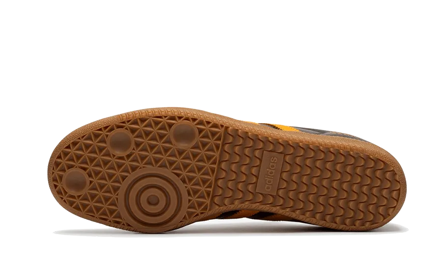 Adidas Samba OG Dark Brown Yellow - IG6174