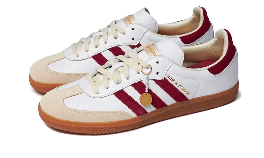 Adidas Samba OG Sporty & Rich White Core Burgundy - IF5660