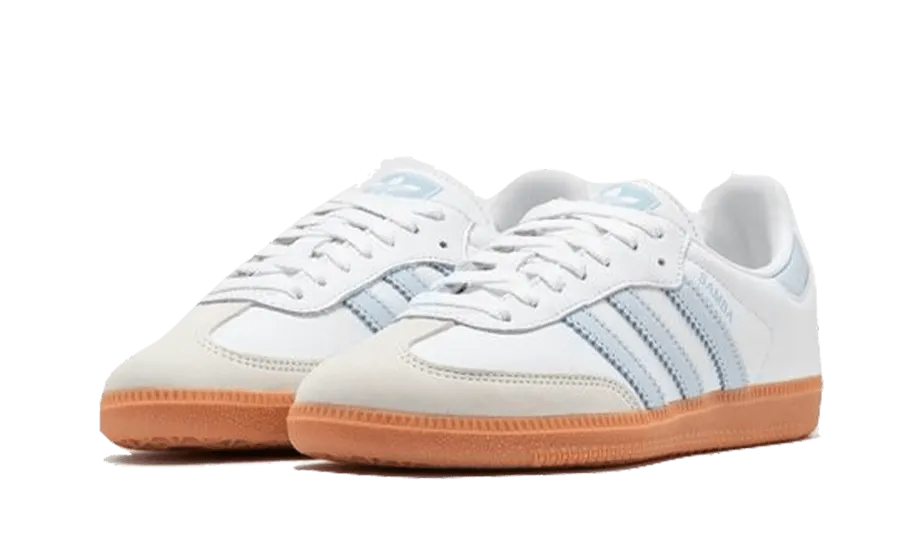 Adidas Samba OG White Halo Blue Gum - IE0877