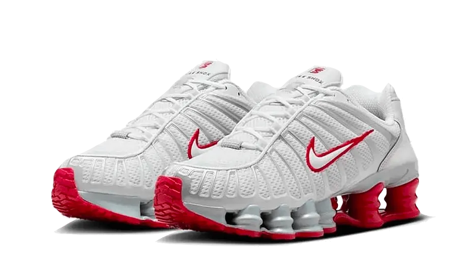 Nike Shox TL Platinum Tint Gym Red - FZ4344-001