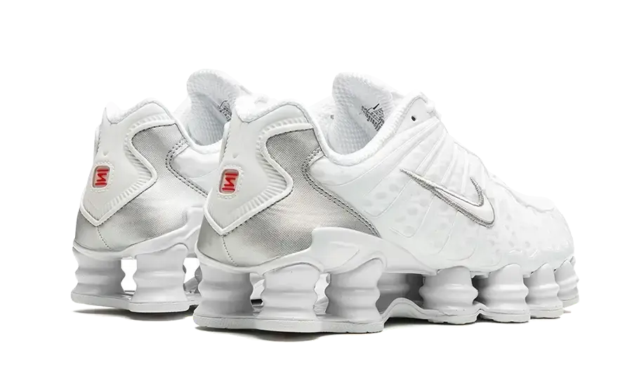 Nike Shox TL White Metallic Silver Max Orange Capet Shop